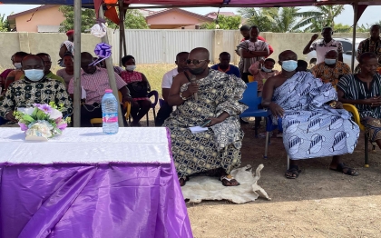 Commissioning of CHIPS Compound at  Gomoa Dampase