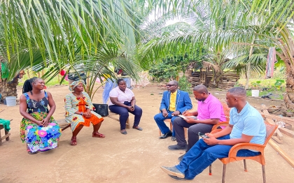 Handing over of ESRF projects to members  of the District