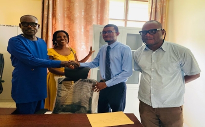 Donation of office desk and cabinet by Internation Justice Mission to the Social Welfare Department