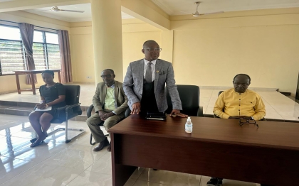 Official Tour of the Central Regional Chief Director to the Gomoa East District Assembly