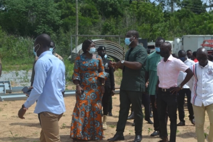 The Central Regional Minister visits the Gomoa East District Assembly - 2021