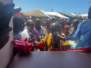 Handing over of Nyanyano-kakraba  market stalls