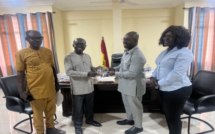 HANDING OVER OF COMPLETED FISHING PORT AND FISH LANDING SITES TO GOMOA EAST DISTRICT ASSEMBLY