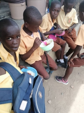 School Feeding Programme at Gomoa East District