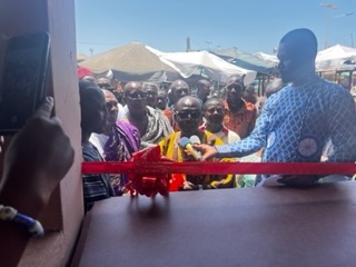 Handing over of Nyanyano-kakraba  market stalls