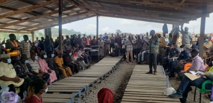 Engagement with the stakeholders of the Akyempim Onion Market -2021