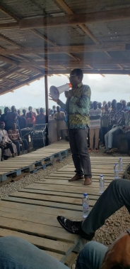 Engagement with the stakeholders of the Akyempim Onion Market -2021