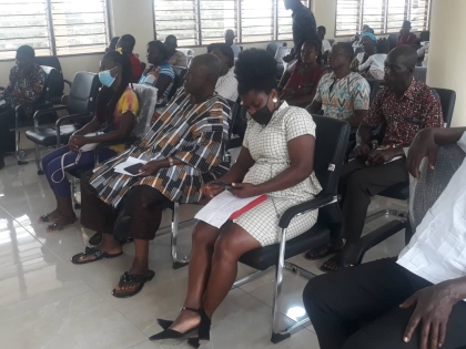 Technical Constraints Affecting Agriculture in Gomoa East District Organized by Agric Department 