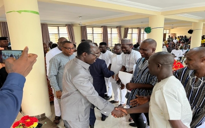 Inauguration of the newly elected Assembly Members and Government Appointees for the GEDA