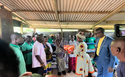 Handing over of ESRF projects to members  of the District