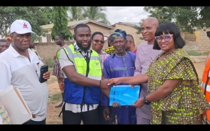 Hon. DCE hands over project files at sod-cutting ceremony