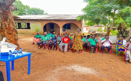 Handing over of ESRF projects to members  of the District