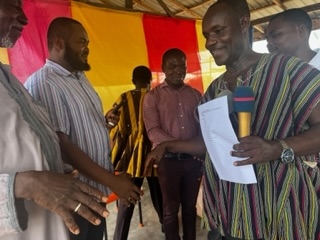 Handing over of Nyanyano-kakraba  market stalls