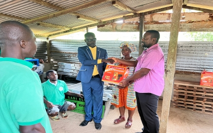 Handing over of ESRF projects to members  of the District